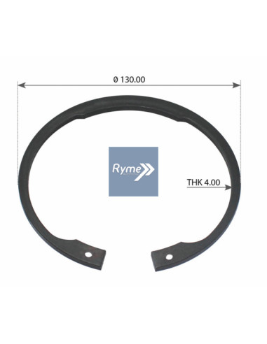 Circlip buje BPW 128mm