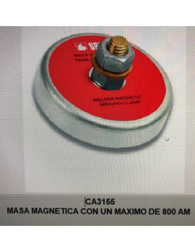 Masa magnética con un máximo de  800 Am